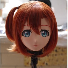 (KM271)Female/Girl Resin 3/4 Head Japanese Cartoon Cosplay Crossdress Kigurumi Mask 